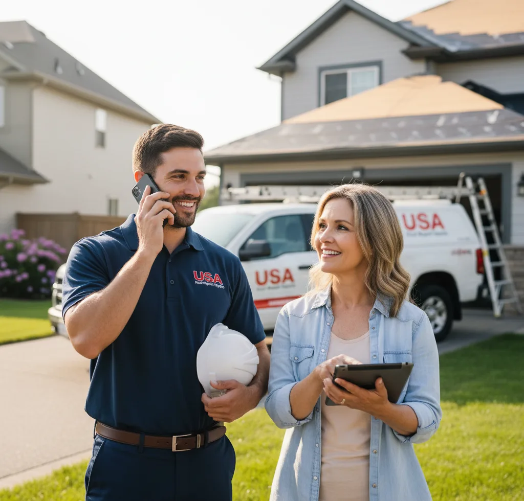 USA Roof Repair Experts customer support in Folsom